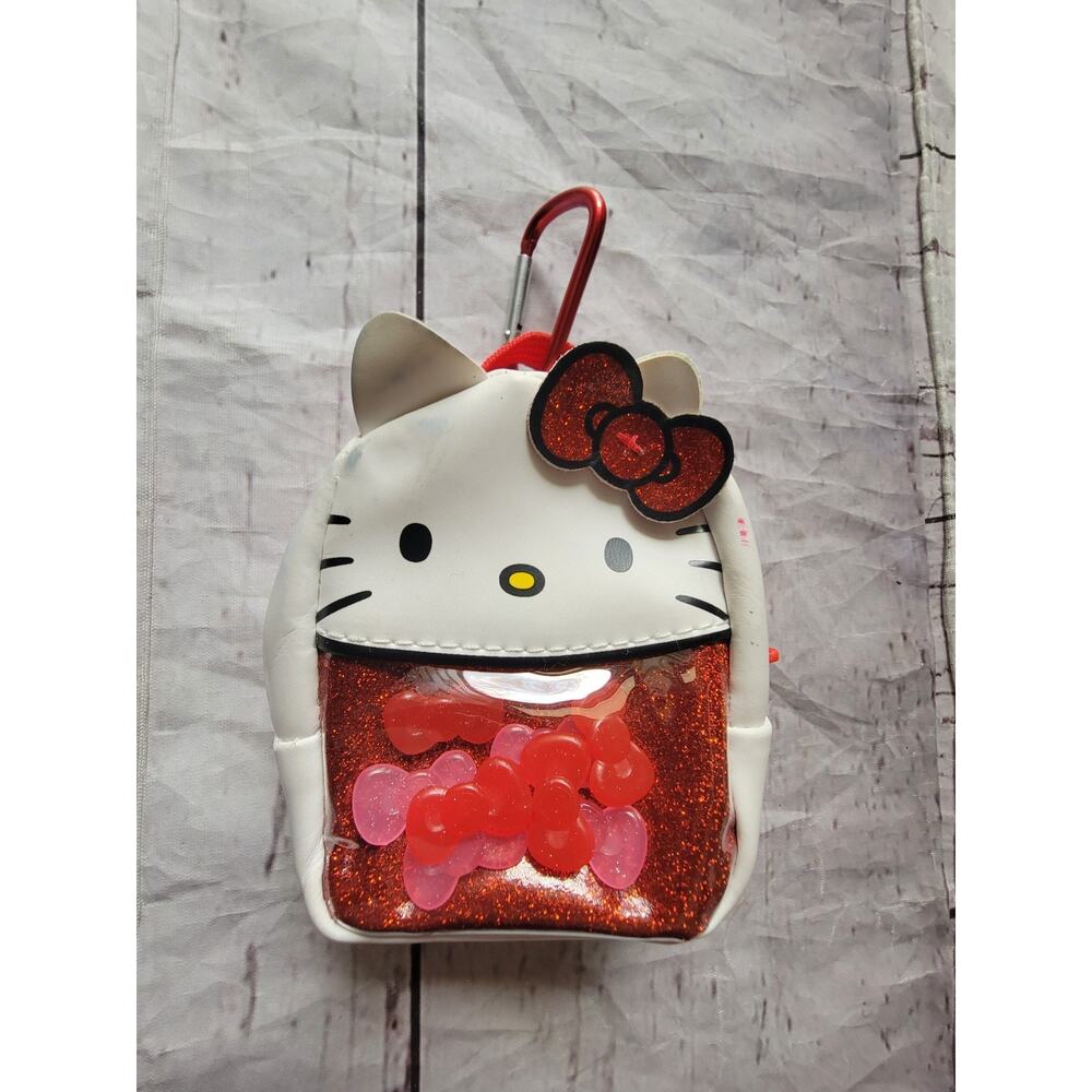 Real Littles Hello Kitty and Friends Sanrio Mini Red White Backpack Clip Only